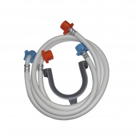 شیلنگ آب سرد و گرم به همراه نگهدارنده لباسشویی