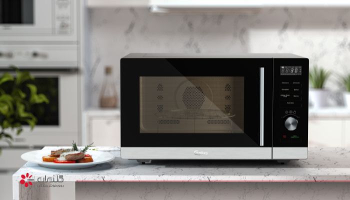 پخت کانوکشن (بدون گرم کردن فر) در مایکروویو جی پلاس مدل 346