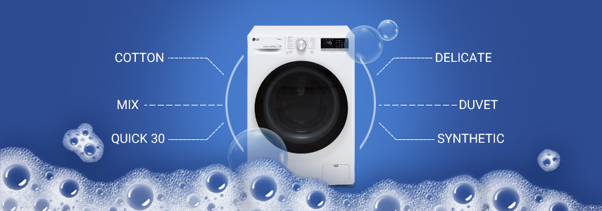 انتخاب برنامه‌ی مناسب برای تمیز شستن لباس در ماشین لباسشویی