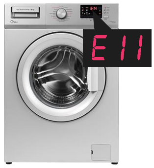 ارور E11ماشین لباسشویی جی پلاس