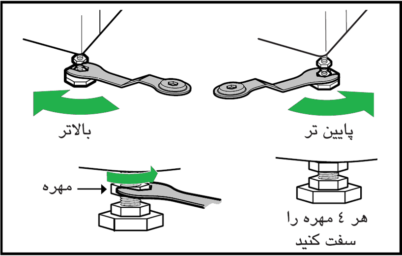 علت لرزش لباسشویی ال جی