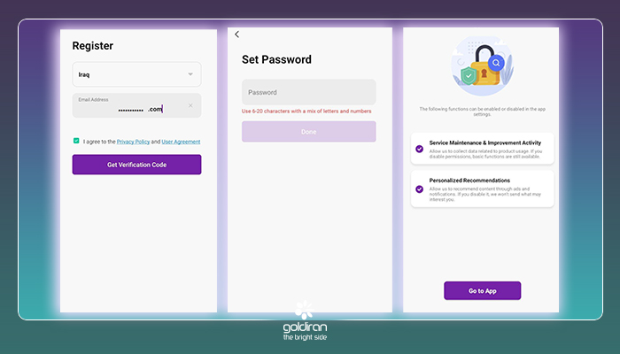 نحوه ثبت نام برای کنترل کولر گازی جی پلاس با گوشی