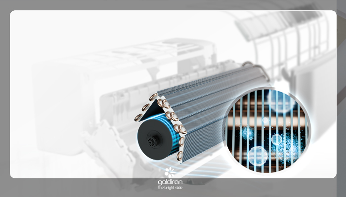 بوی بد کولر گازی به دلیل کثیفی قطعات آن