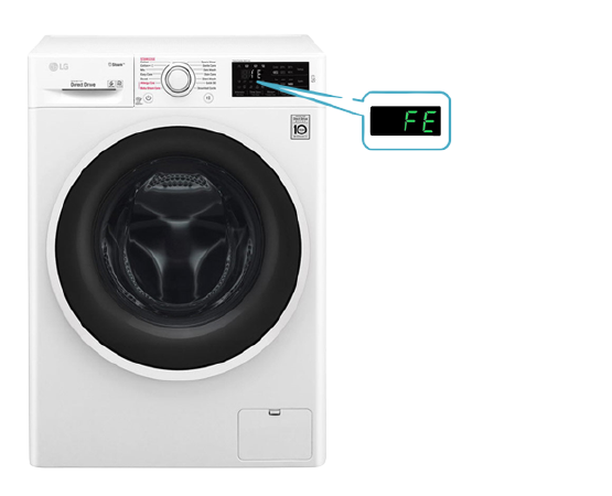 ارور FE در ماشین لباسشویی