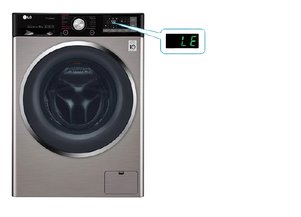 ارور LE در ماشین لباسشویی